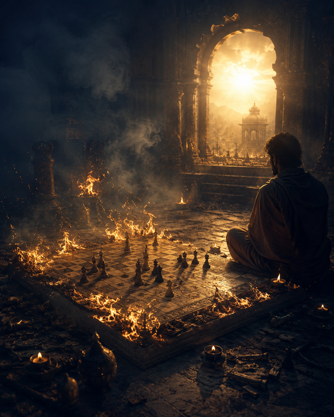 When the Chessboard Burns